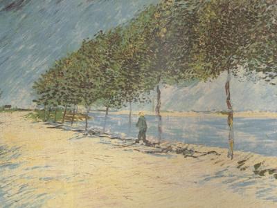 Vincent Van Gogh Wald along the Banks of the Seine near Asnieres (nn04) oil painting picture